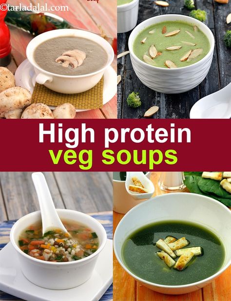 Protein Rich Soup Recipes, Veg High Protein Soups Rich Soup Recipes, Indian Soup Recipes, High Protein Soups, Spring Onion Soup, Moong Dal Dosa, Ragi Roti, Bajra Roti, Protein Rich Recipes, Protein Rich Food