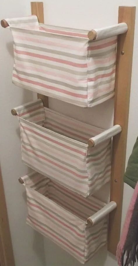 Creative Toy Storage, Ikea Basket, Cabin Bathroom, Baby Clothes Storage, Diy Bathroom Storage, Wall Hanging Storage, Small Space Diy, Diy Bathroom Decor, Diy Home Decor Easy