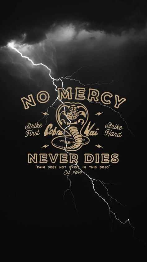 Cobra Kai Logo Wallpaper, No Mercy Wallpaper, Wallpaper Cobra Kai, Wallpaper Cobra, Lesserafim Workout, Sserafim Workout, Le Sserafim Workout, Die Wallpaper, Cobra Kai Wallpaper