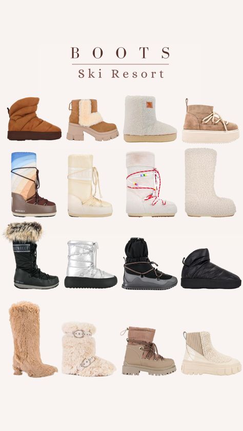 Ski boots linked all of them for you #fashion #ski #skiing #winterfashion #skiboots #winterboots #boots #skivacation #skiresort Ski Shoes, Ski Vacation, New Chic, Ski Boots, Winter Snow Boots, Mode Inspo, Resort Style, Winter 2024, Ski Resort