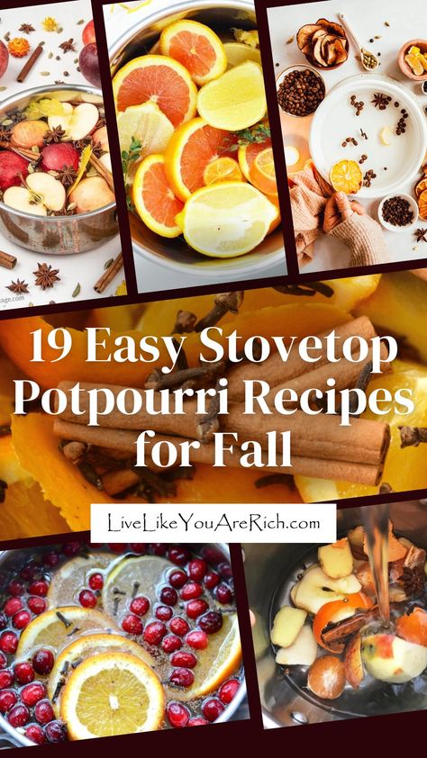 Stove Top Scents House Smells Fall, Fall Scents Stovetop, Thanksgiving Stove Top Potpourri, Stove Top Room Freshener, Homemade Fall Potpourri Stovetop, Fall Crockpot Potpourri, Home Made Potpourri On Stove, Fall Poupori Stovetop, Halloween Stovetop Potpourri