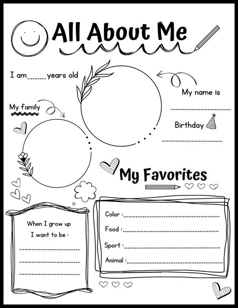 Make the first day of school memorable with All About Me! Our unique pennants let your students get to know each other and create a sense of community. They can write about their likes, dreams, and more - making it the perfect icebreaker and teaching tool. All About Me 1st Birthday, Get To Know Me Kindergarten, First Day Of School Get To Know You, All About Me Birthday Party, Get To Know Me Crafts For Kids, Getting To Know Students Activities, First Day Of School Crafts Elementary, First Day Of School Worksheets Preschool, First Day Of School Activities For Kindergarten Kids