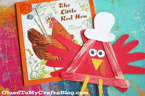 Today I’m super excited to be sharing another kid friendly craft that goes along perfectly with one of my favorite childhood stories. You probably have heard of the story of Little Red Hen {affiliate link to book} and today’s kid friendly craft goes along perfectly with it! Little Red Hen is a time-tested cautionary tale about how … Little Red Hen Activities, Hen Activities, Book Inspired Crafts, The Little Red Hen, Apple Preschool, Red Crafts, Farm Preschool, Theme Activities, Little Red Hen