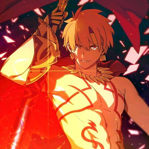 King Gilgamesh, Gilgamesh And Enkidu, Fate Gilgamesh, Fate Archer, Gilgamesh Fate, Anime Traps, Great King, Fate Zero, Soul Eater