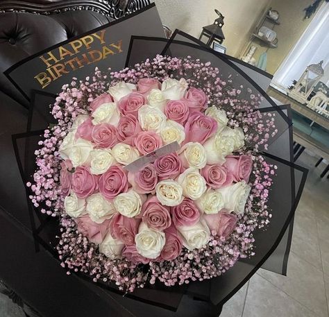 50 Flowers Bouquet, Flower Bouquet Girlfriend, Pink Rose Bouquet Birthday, Pink Roses Bouquet Gift, Beautiful Rose Flowers Bouquets, Beautiful Bouquet Of Flowers Birthday, Luxury Flowers Bouquet Gifts, Birthday Flowers Bouquet Beautiful Roses, Birthday Roses Bouquet