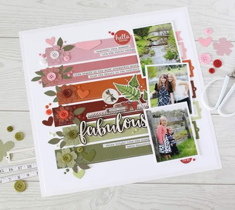 Family Scrapbook Layouts, Beach Scrapbook Layouts, Beach Scrapbook, Scrapbook Design Layout, Scrapbook Pictures, 2023 Color, Boho Color, Simple Scrapbook, Scrapbook Layout Sketches