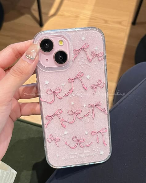 Aesthetic Iphone Cover, Pink Aesthetic Iphone, Case Iphone Couple, Dream Phone, Girly Iphone Case, Iphone Case Collection, Bling Phone Cases, Girly Phone Cases, Iphone Obsession