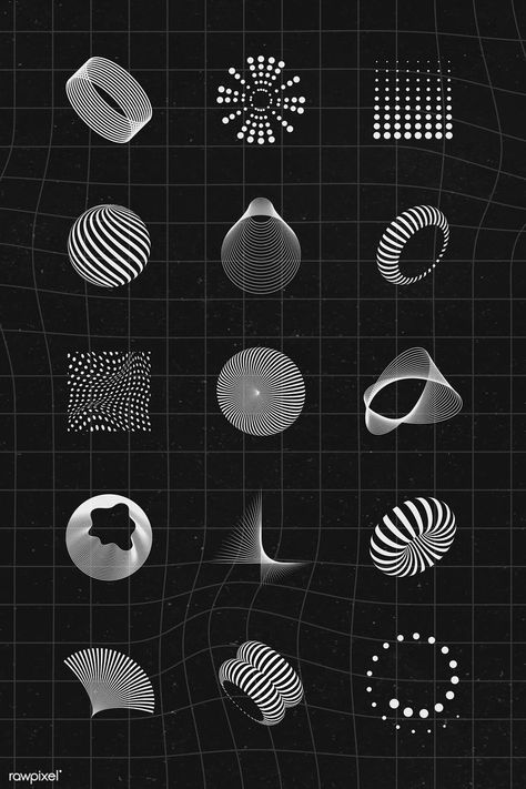 Abstract 3d Design, Tatoo 3d, 3d Geometric Shapes, Poster Graphic Design, 3d Elements, Graphisches Design, Desain Editorial, Abstract Graphic Design, Texture Graphic Design