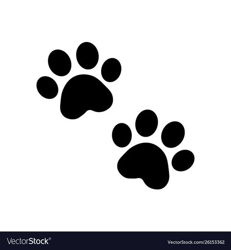 Kitten Paws Drawing, Dog Paw Art, Paw Illustration, Dog Paw Drawing, Paw Cartoon, Embroidery Mask, Paw Drawing, Paw Art, Paw Logo