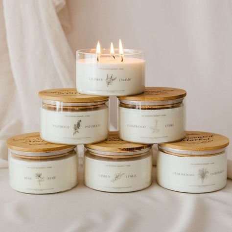 Hand Poured Candles, Small Business Candle, Candle Small Business, Candle Marketing, Small Candle Business, Vanilla Candles, Handmade Candles Diy, Soya Mumu, Small Business Products