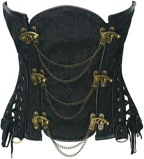 Punk Women, Waist Corset, Steampunk Corset, Boned Corsets, Gothic Corset, Vintage Corset, Steampunk Costume, Underbust Corset, Steampunk Clothing