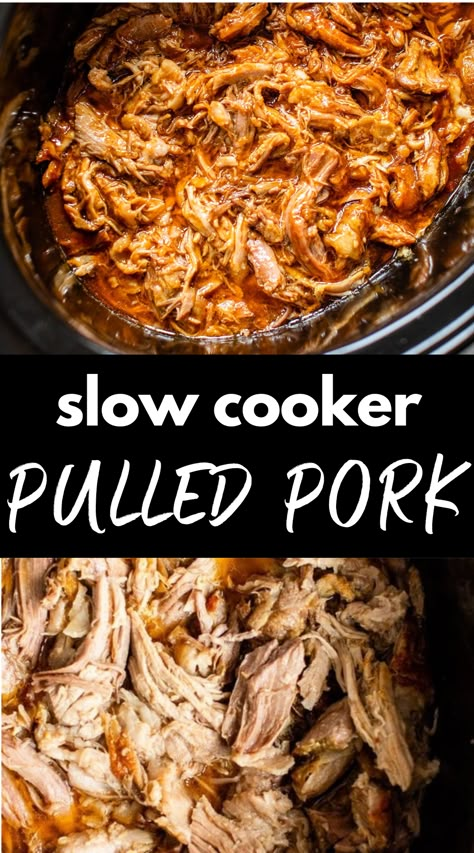 Pulled Pork Crock Pot Recipes Bbq, Pulled Pork Crock Pot Recipes, Pork Crock Pot Recipes, Pulled Pork Crock Pot, Asian Pulled Pork, Slow Cooker Pulled Pork Recipe, Easy Pulled Pork Slow Cooker, Pulled Pork Crock, Pork Crock Pot