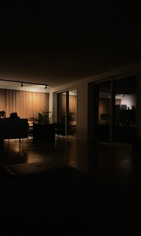 Apartment View, Dark Modern, Dark House, Night Style, Apartment Aesthetic, Future Apartment, Design Your Dream House, Dream Apartment, Dream House Exterior