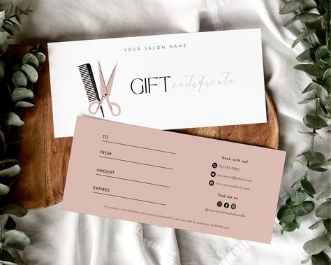 Gift certificate template