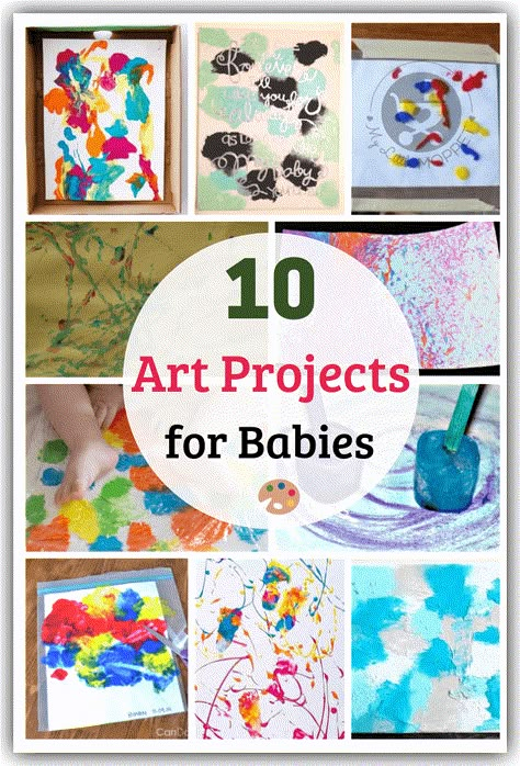 Art Ideas For Infants, Art Projects For Babies, Baby Art Activities, Baby Safe Paint, Infant Crafts, Infant Art, Fun Art Projects, Infant Room, Baby Art Projects