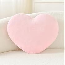 Novelty Pillows, Heart Pillows, Heart Plush, Pink Throws, Pink Throw Pillows, Faux Fur Pillow, Soft Heart, Heart Pillow, Fur Throw Pillows