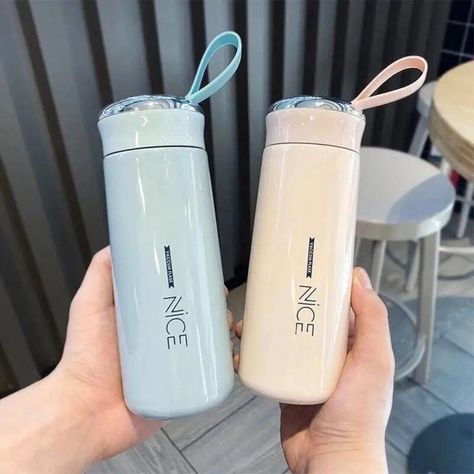 Glass Bottle Water Mini Flask Bottle With Vacuum Flask And Loop Temperature Resistant, For Hot & Cold Water, Milk, Lassi, Juice, Smoothie, Detox Water 400ml ✅Order Now: +92 3191979872 Bumper Offer | 47% OFF . . . #followforfollowback #reelsviral #amazing #product #waterbottle #fyp #art #amazingproducts Kids School Gifts, Lotus Tea, Drinking Water Bottle, Advertising Gifts, Blouse Designs Indian, Bottle Water, Vacuum Cup, Kids Water, Milk Cup