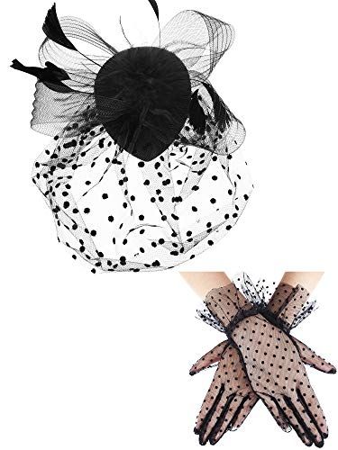 Veiled Hats, Feather Wedding, Tea Party Hats, Veil Hairstyles, Wedding Fascinators, Cocktail Hat, Fascinator Hat, Pillbox Hat, Lace Gloves