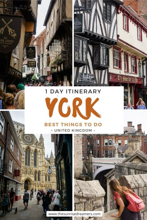 The Best 1 Day York Itinerary: Things To Do (2023) Visiting York England, United Kingdom Itinerary, York United Kingdom, 10 Day Uk Itinerary, 1 Week Uk Itinerary, England Trip Itinerary, York England Things To Do In, York Uk Things To Do, Uk Trip Ideas