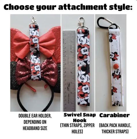 Ear Holder Diy, Diy Disney Ear Holder For Backpack, Diy Mickey Ear Holder For Bag, Mickey Ear Holder Diy, Mickey Ears Holder, Diy Mouse Ear Holder, Disney Ear Holder Keychain, Mouse Ear Holder For Backpack Diy, Diy Disney Ear Holder