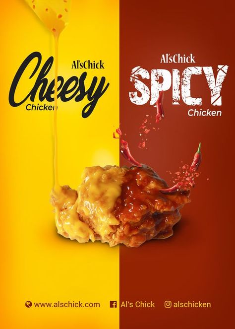 social media post idea #socialmediapost #socialmediamarketing #SMM #facebookmarketing #instagrammarketing #socialmediapostdesign  #eyecatchysocialmediapost Chicken Wings Advertising, Product Design Poster, Product Poster Design, Sauce Design, Cheese Design, Food Posters, Food Social Media, Poster Food, Food Banner