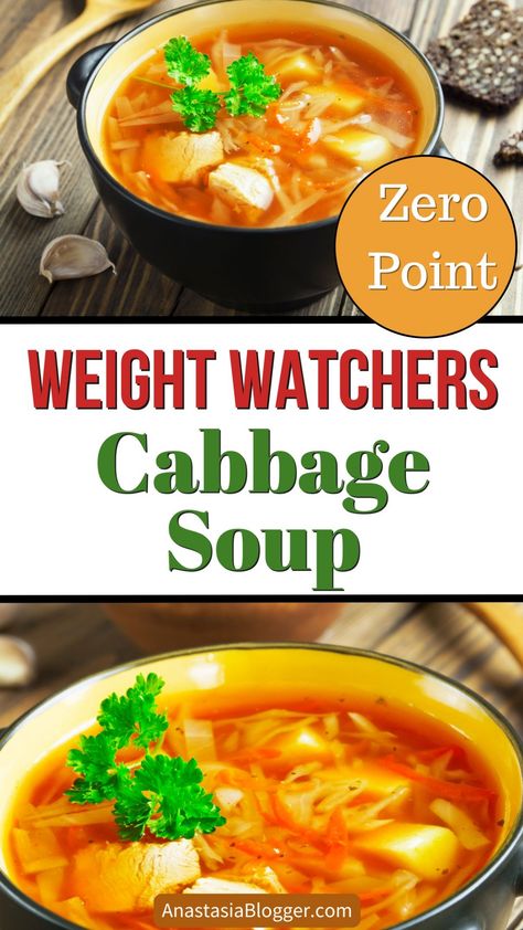 Weight Watchers Cabbage Soup Recipe Weight Watchers Cabbage Soup Recipe, Weight Watchers Cabbage Soup, Best Weight Watchers Recipes, Weight Watchers Crock Pot Recipes, Cabbage Soup Recipe, Weight Watchers Soup, Cabbage Soup Recipes, Points Recipes, Low Carb Diet Plan