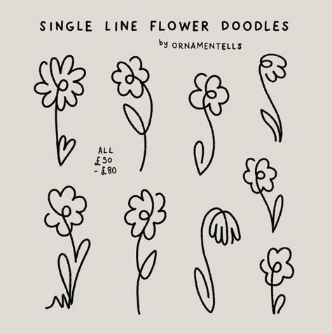 Different Flower Doodles, Simple Flower Stick And Poke Tattoo, Simple Handpoke Tattoo, Cool Stick And Poke Tattoos Easy, Tattoo Doodles Simple, Stick N Poke Flower, Small Handpoke Tattoo Ideas, Hand Poked Tattoo Ideas Simple, Flower Stick And Poke Tattoo