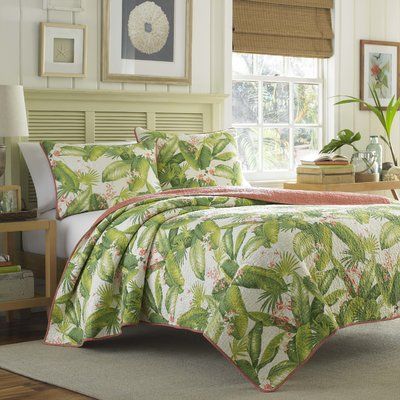 Tropical Bedding, Pink Palm Tree, King Quilt Sets, Tommy Bahama Bedding, Coastal Bedding, Best Bedding Sets, Tommy Bahama Home, Bed Linens Luxury, Quilted Bedspreads