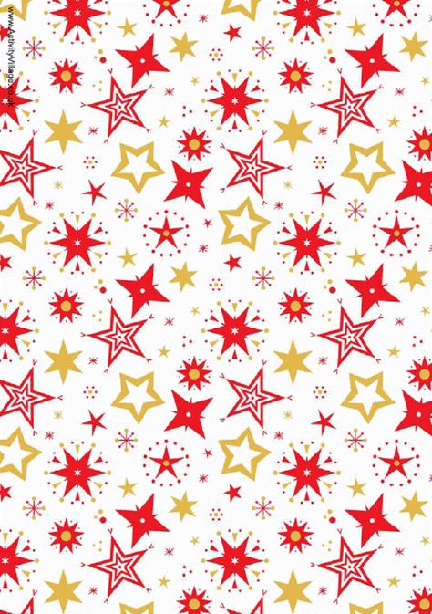 scrapbook Scrapbook Paper Designs, Christmas Scrapbook Paper, Scrapbook Patterns, Christmas Papers, Red Stars, Free Christmas Printables, Christmas Scrapbook, Paper Stars, Noel Christmas