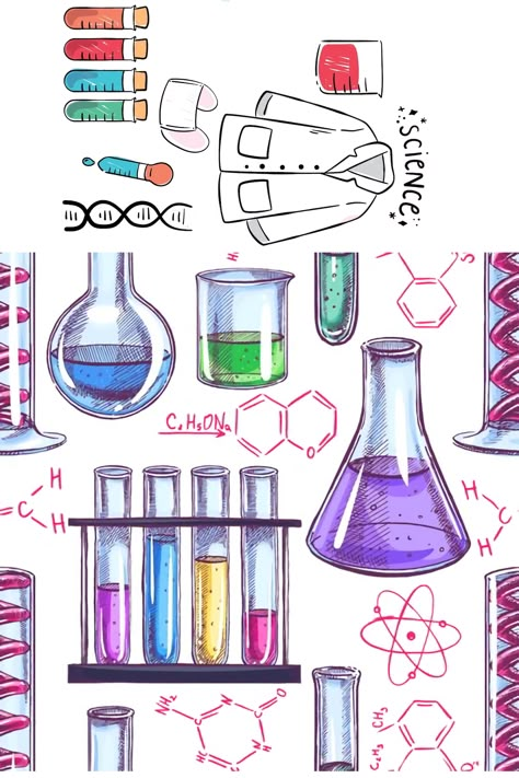 Biotechnology Art, Biochemistry Notes, Chemistry Projects, Frames Design Graphic, Chemistry Art, Chemistry Classroom, School Book Covers, Math Charts, Creative School Project Ideas