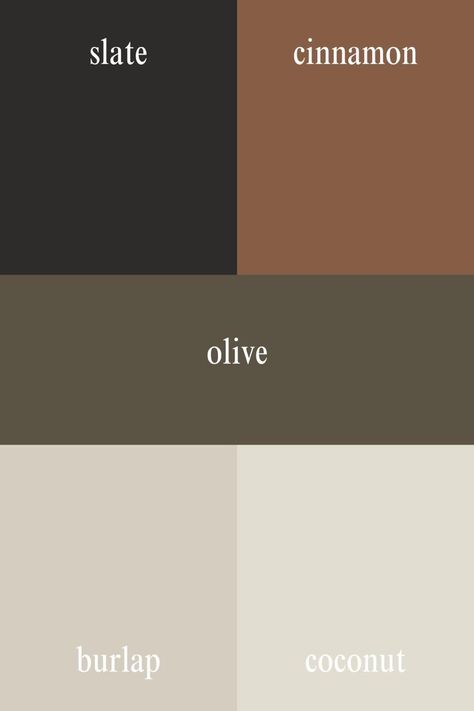 Earthy Color Pallete Earth Tones, Black White Emerald Green Color Palette, Fall Inspired Color Palette, Black Tan Green Color Scheme, Interior Color Palette Earth Tones, Rugged Color Palette, Color Palette With Dark Gray, Warm Moody Color Palette, Earthy Kitchen Colors