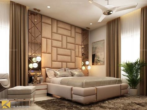 King Size Bed Master Bedrooms, Bittersweet Memories, Interior Cladding, Side Bed, Stylish Bedroom Design, Bed In Corner, Bedroom Interior Design Luxury, Classic Color Palette, Bedroom Door Design