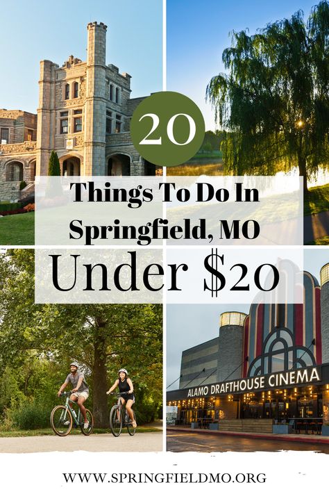 20 Things To Do In Springfield, MO Under $20 Things To Do In Springfield Missouri, Springfield Missouri With Kids, Independence Missouri, Branson Missouri Vacation, Route 66 Trip, Springfield Illinois, Springfield Missouri, Branson Missouri, Springfield Mo