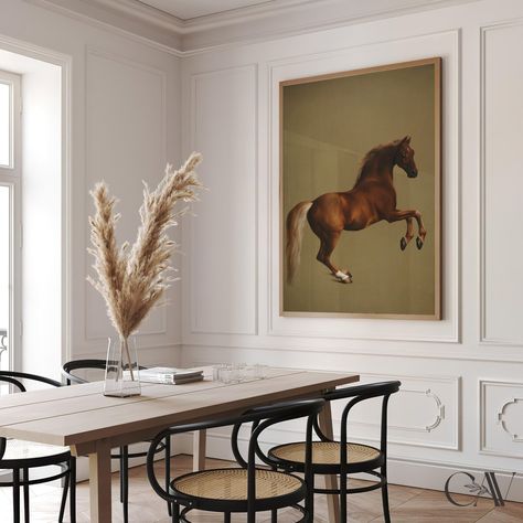 Equestrian Decor Interior Design, Equestrian Cottage, Equestrian Farmhouse, Academia Prints, Art Curation, Decor Dark Academia, Moody Wall Art, Dark Academia Prints, Rental Home Decor