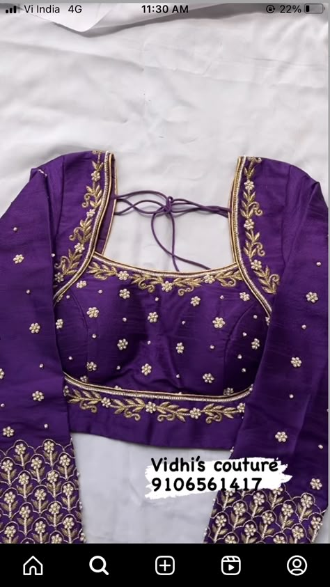 Khatliwork Blouse Design Latest, Handwork Designs For Blouse, Zardozi Work Blouse Designs, Blouse Designs Work Latest, Ariya Work Blouse Designs, Khatliwork Blouse Design, Pita Work Blouse, Patola Blouse Design Work, Khat Work Blouse Design