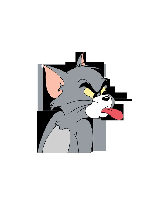 Tom Funny Wallpaper, Tom And Jerry Cool Pics, Tom And Jerry Funny Pictures, Tom And Jerry Profile Pictures, Tom Y Jerry Dibujos, Tom From Tom And Jerry, Tom Drawing, Tom Aesthetic, Tom And Jerry Aesthetic