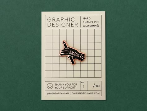 Pin Card Design, Pins Packaging, Backing Card Design, Enamel Pin Packaging Ideas, Pins Design, Pin Packaging, Pin Badge Design, Enamel Pin Design, Cute Enamel Pins