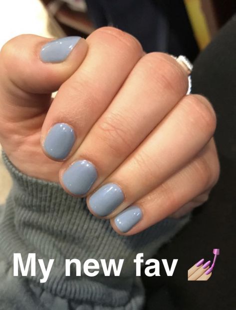 Check Out The Old Geysirs Opi, Blue Opi Dip Powder, Dusty Blue Gel Nails, Iceland Nails Designs, Opi Check Out The Old Geysirs, Stone Blue Nails, Grey Blue Nail Color, Blue Gray Gel Nails, Opi Blue Gel Polish