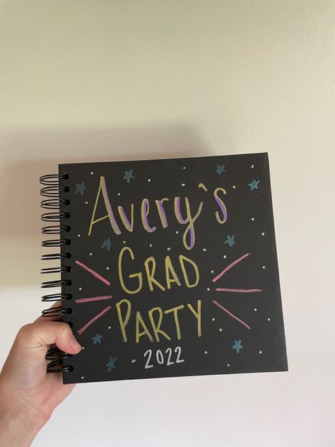 Guest Book Ideas Graduation Party, Grad Party Keepsake Ideas, Grad Signing Ideas, Graduation Party Polaroid Guest Book, Grad Party Book Signing, Grad Party Polaroid Book, Grad Book Ideas, Grad Party Sign In Guest Books, Polaroid Graduation Party Ideas