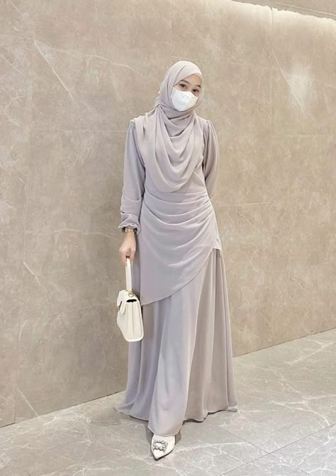 Dress Muslim Modern, Kondangan Outfit, Muslimah Fashion Casual, Model Gamis, Muslim Women Fashion, Mode Abaya, Dress Muslim, Ootd Dress, Hijab Ootd