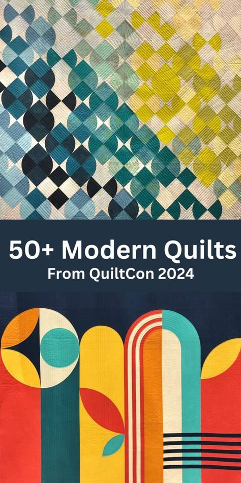 Here are over 50 of my favorite quilts from QuiltCon 2024 in Raleigh, North Carolina, the national quilt show of the Modern Quilt Guild. There are quilts from all the catgories: Modern Traditionalism, Maximalism, Minimalism, Use of Negative Space, Improvisation, Applique, Handwork, Small Quilts, and Piecing. Check them out and let me know your favorite! Color Block Quilts Modern, Sampler Quilts Modern, Quilts To Showcase Fabric, Midcentury Quilt Patterns, Two Colour Quilts Free Pattern, Beige Quilt Patterns, Free Form Quilts, Cotton And Bourbon Quilts, Modern Log Cabin Quilt Blocks