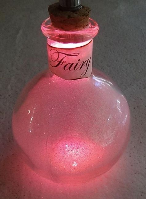 Dust Pink, Light Up Bottles, Magic Bottles, Pixie Hollow, Kawaii Jewelry, Magical Jewelry, Potion Bottle, Witch Aesthetic, Fairy Dust