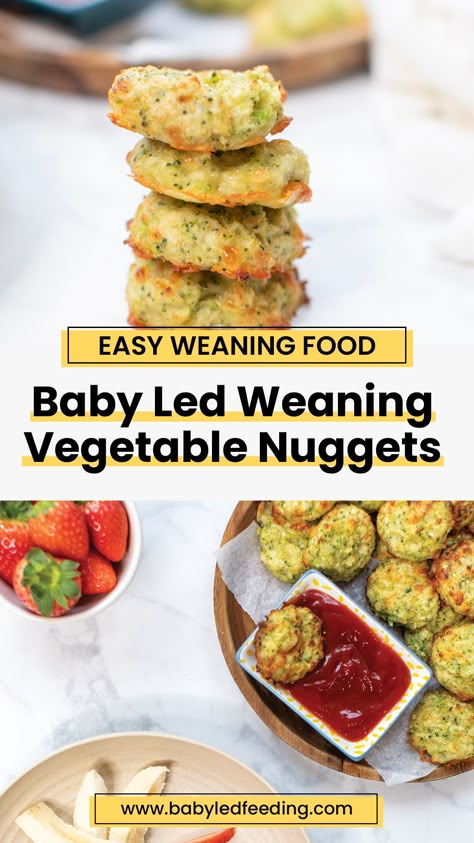 Baby Lead Weaning Food Ideas, Healthy Snacks For 15 Month Old, Blw Veggie Nuggets, Veggie Baby Food Recipes, Baby Veggie Tots, Blw Recipes Using Purees, Baby Led Weaning Muffins Healthy, Dairy Free Weaning Recipes, Blw Food Prep