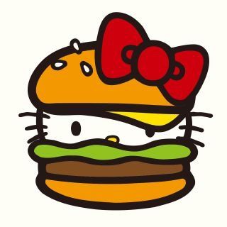 Hello kitty hamburger Images Hello Kitty, Charmmy Kitty, Hello Kitty Images, Hello Kitty Aesthetic, Hello Kitty Coloring, Hello Kit, Kitty Drawing, Hello Kitty Drawing, Hello Kitty Cartoon