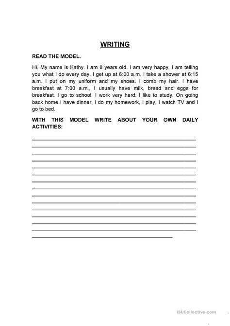 English Writing Exercises Worksheets English Writing Exercises, Sight Word Writing Practice, Writing Alphabet Letters, Writing Activities For Preschoolers, Creative Writing Worksheets, Creative Writing Exercises, Letter Writing Practice, Writing Exercise, Writing Sight Words