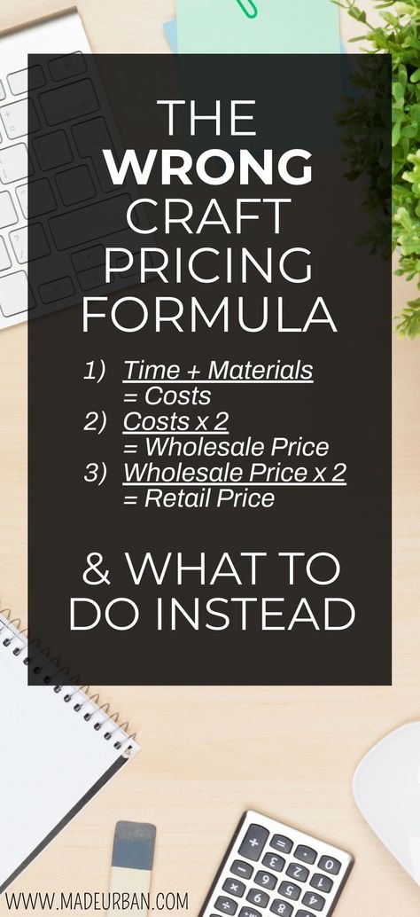 Craft Pricing Formula, Craft Pricing Calculator, Pricing Formula, Selling Crafts Online, Pricing Calculator, Craft Fairs Booth, Craft Pricing, Craft Show Displays, Craft Booth