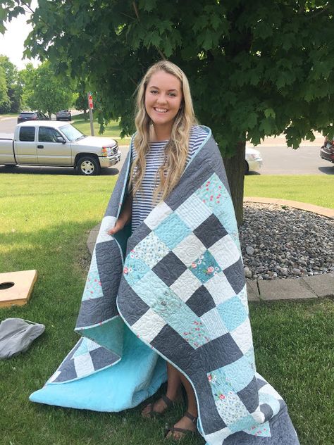 Next Up: a graduation quilt – Carried Away Quilting Graduation Quilt, Graduation Message, Siding Colors, Cake Sizes, Happy Flowers, Financial Education, The Nest, Sweet Messages, Charm Pack