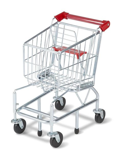 Toy Shopping Cart, Play Grocery Store, Metal Cart, Grocery Cart, Play Kitchen Sets, Melissa And Doug, Melissa & Doug, Pretend Play Toys, Play Kitchen