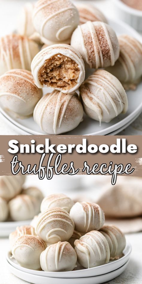 Truffle photos in a collage. Christmas Baking Cookies, Dessert Truffles, Christmas Baking Recipes, Candy Recipes Homemade, Christmas Candy Recipes, Winter Desserts, Truffle Recipe, Christmas Food Desserts, Holiday Cookie