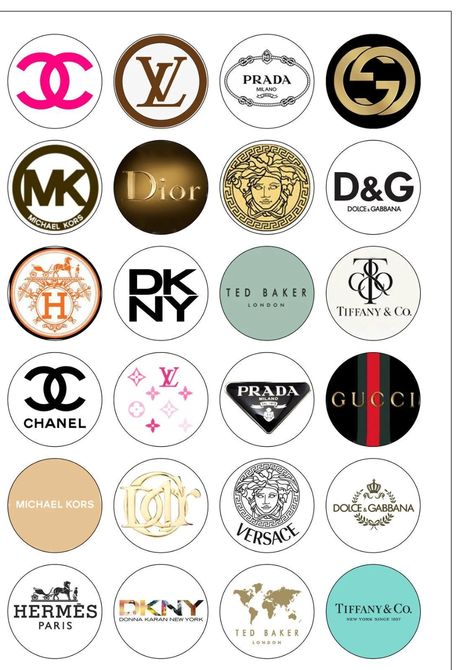 Designer Logo Wallpapers - Top Free Designer Logo Backgrounds - WallpaperAccess Chanel Branding Design, Fashion Brand Logo Luxury, Luxury Clothing Brand Logo, Cap Logo Design, Chanel Stickers, Chanel Decor, Luxury Brand Logo, Clothing Brand Logos, Fashion Logo Branding